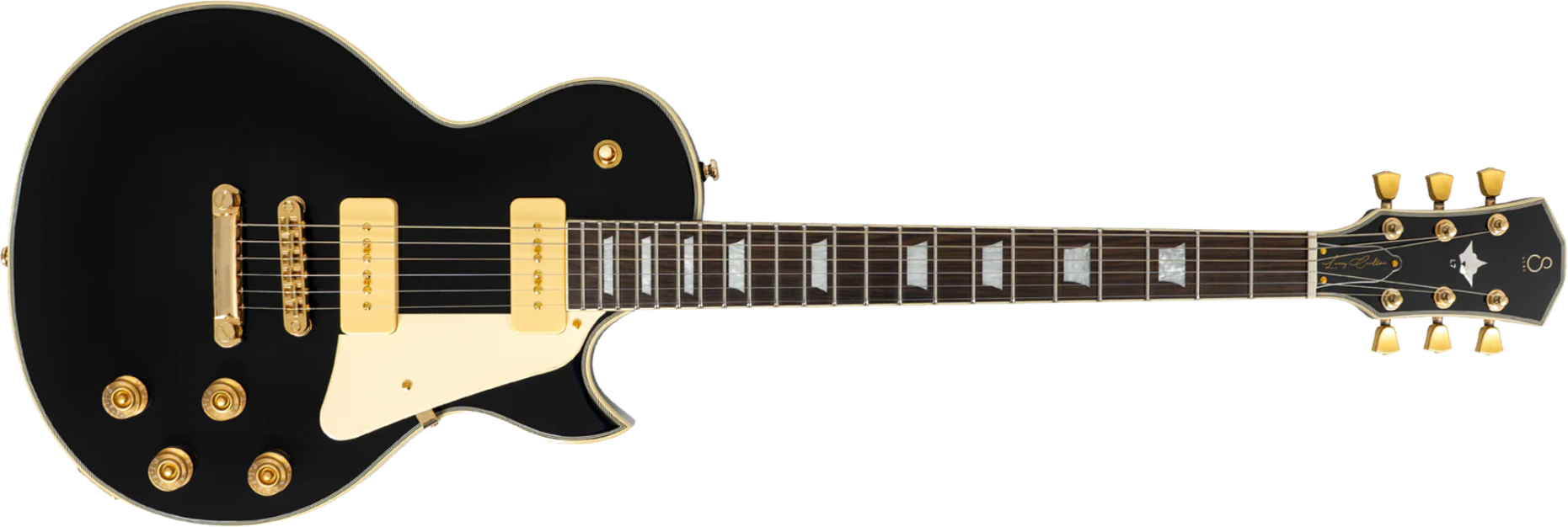 Sire Larry Carlton L7v New Gen 2s P90 Ht Eb - Black - Single cut gitaar - Main picture