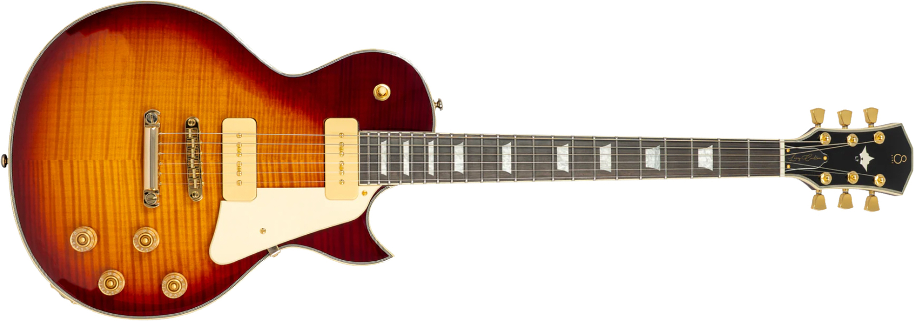 Sire Larry Carlton L7v New Gen 2s P90 Ht Eb - Tobacco Sunburst - Single cut gitaar - Main picture