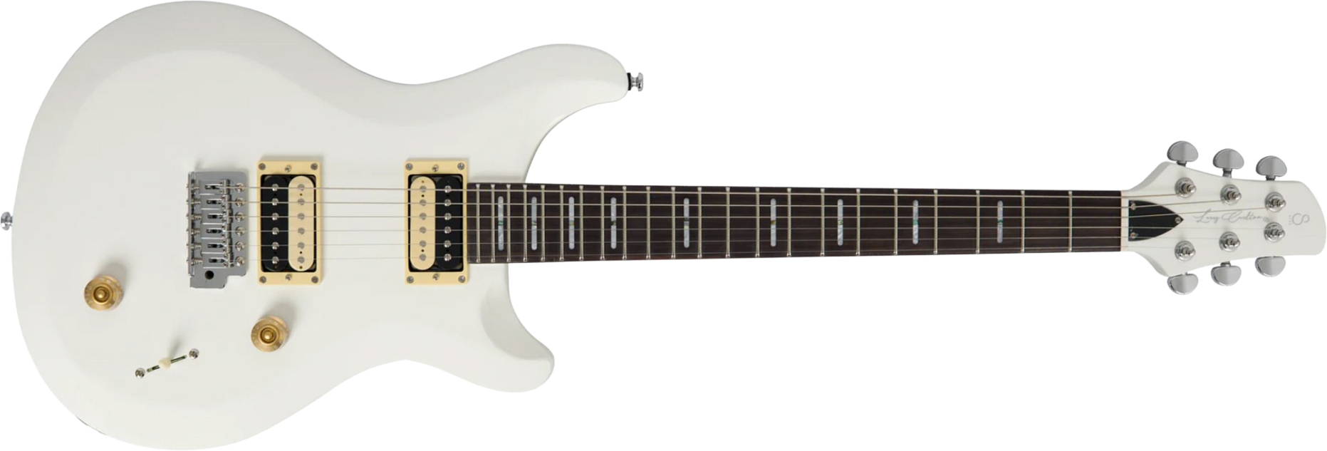 Sire Larry Carlton Q3 2h Trem Rw - Antique White - Double cut gitaar - Main picture
