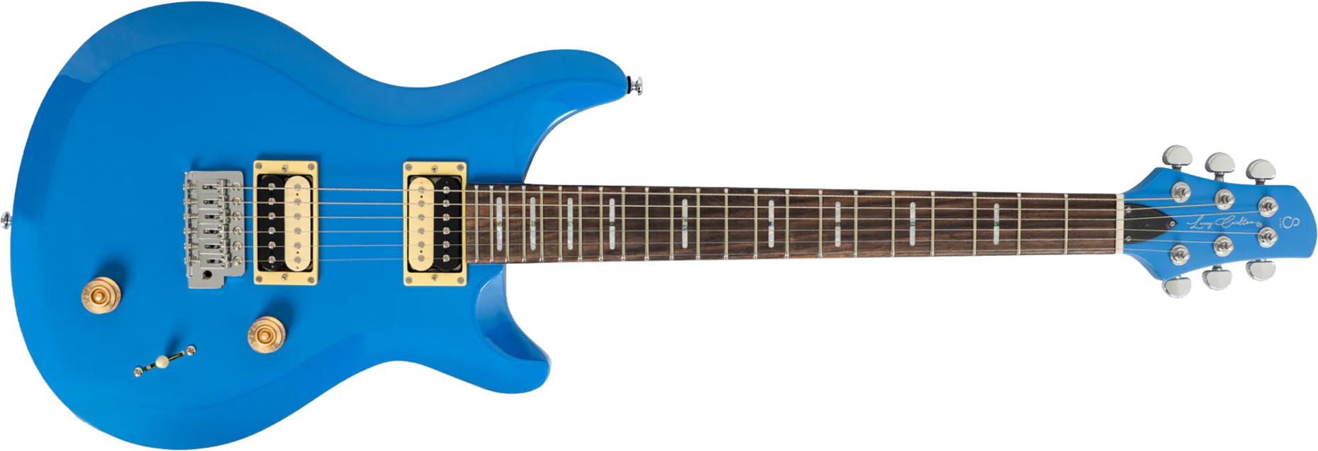 Sire Larry Carlton Q3 2h Trem Rw - Midnight Blue - Double cut gitaar - Main picture