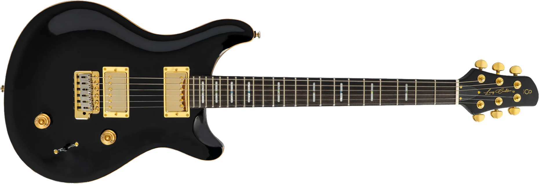 Sire Larry Carlton Q7 2h Trem Eb - Black - Double cut gitaar - Main picture