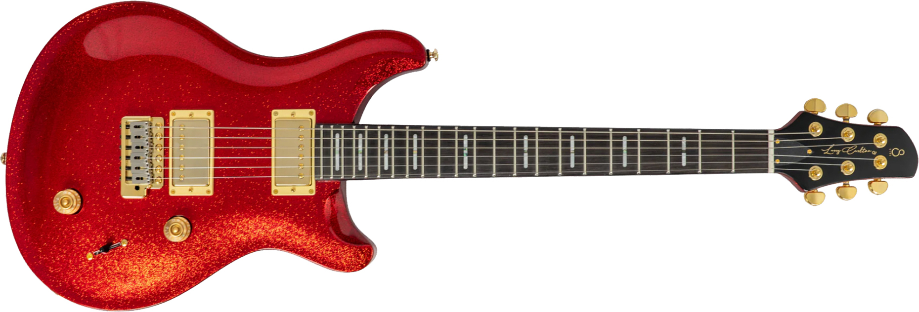 Sire Larry Carlton Q7 2h Trem Eb - Red Sparkle - Double cut gitaar - Main picture