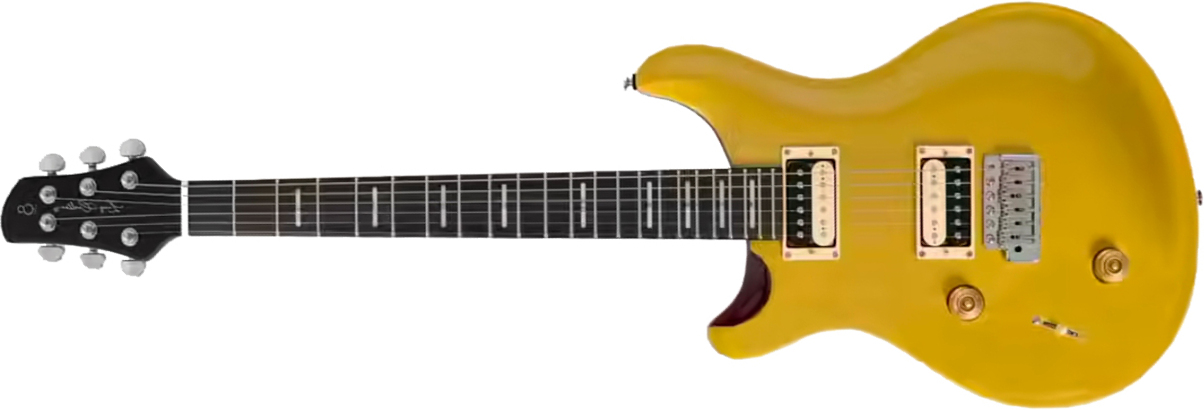 Sire Larry Carlton Q7 Lh Gaucher 2h Trem Eb - Metallic Gold - Double cut gitaar - Main picture