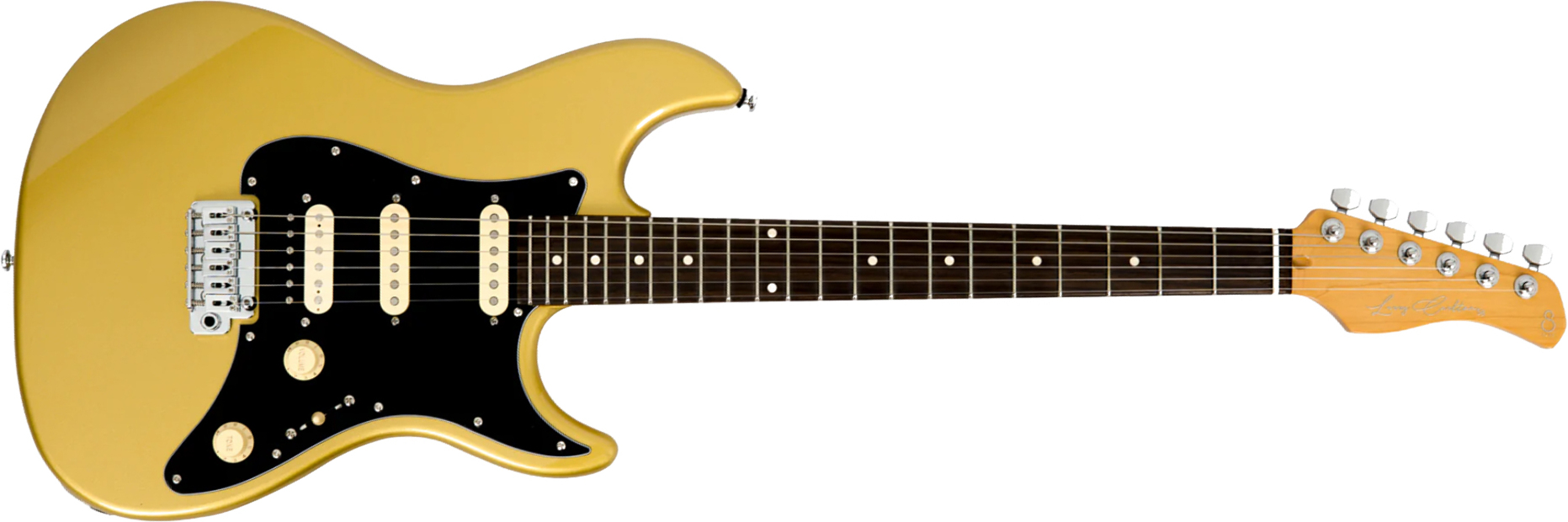 Sire Larry Carlton S3 Hss New Gen Trem Rw - Metallic Gold - Elektrische gitaar in Strat vorm - Main picture
