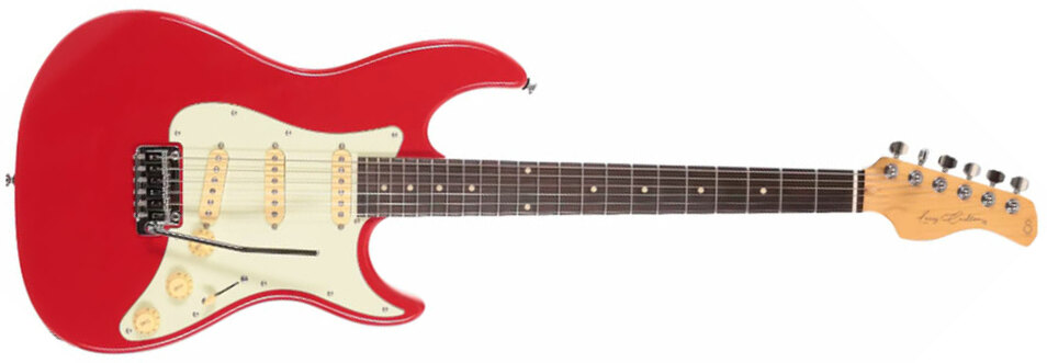 Sire Larry Carlton S3 Sss Signature 3s Trem Rw - Dakota Red - Elektrische gitaar in Str-vorm - Main picture