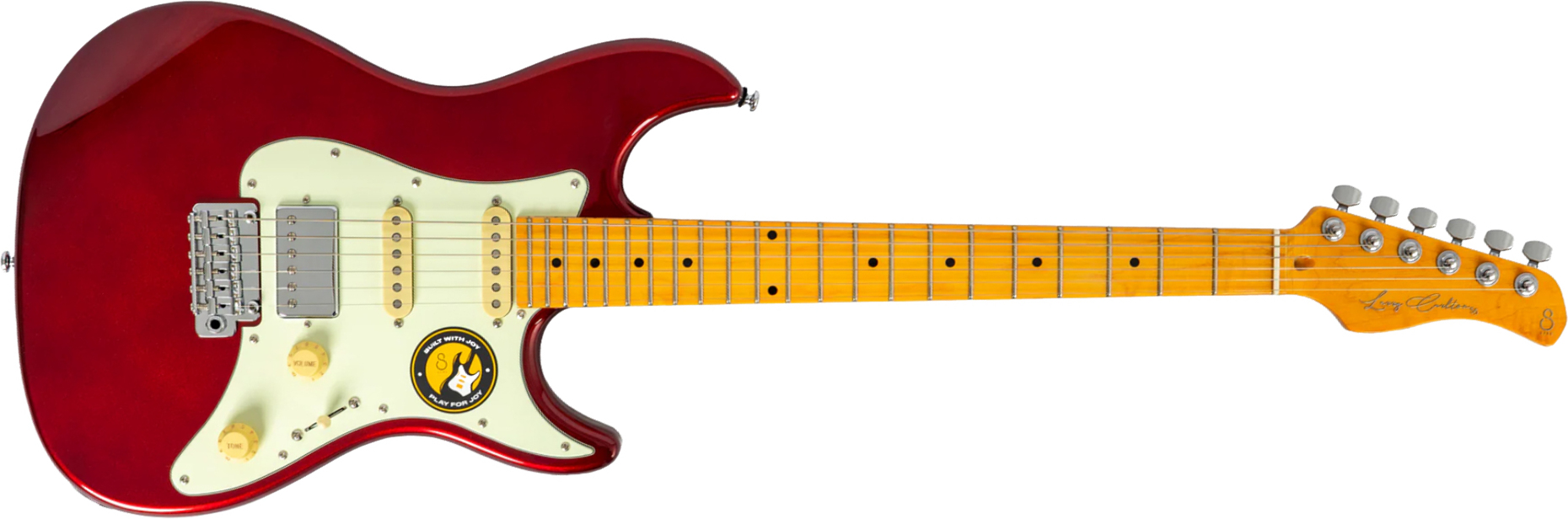 Sire Larry Carlton S5 Trem Hss Mn - Candy Apple Red - Elektrische gitaar in Strat vorm - Main picture