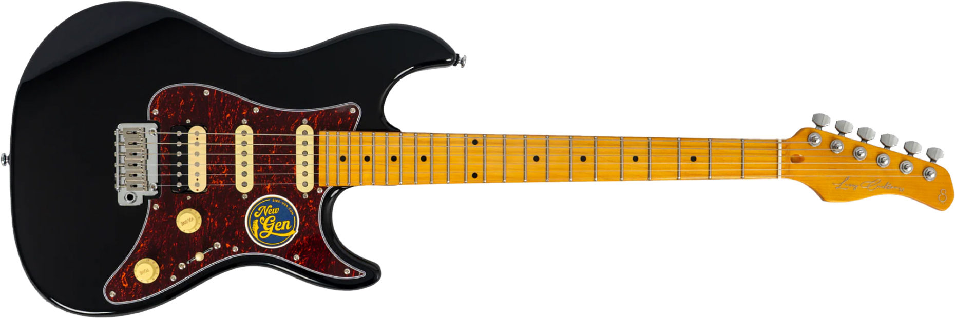 Sire Larry Carlton S7 Hss New Gen Trem Mn - Black - Elektrische gitaar in Strat vorm - Main picture