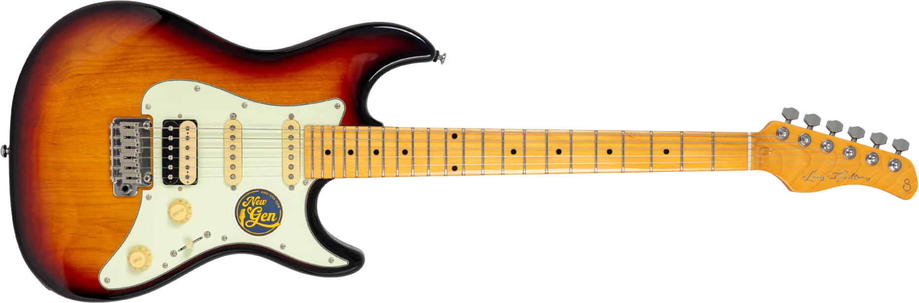 Sire Larry Carlton S7 Hss New Gen Trem Mn - 3 Tone Sunburst - Elektrische gitaar in Strat vorm - Main picture