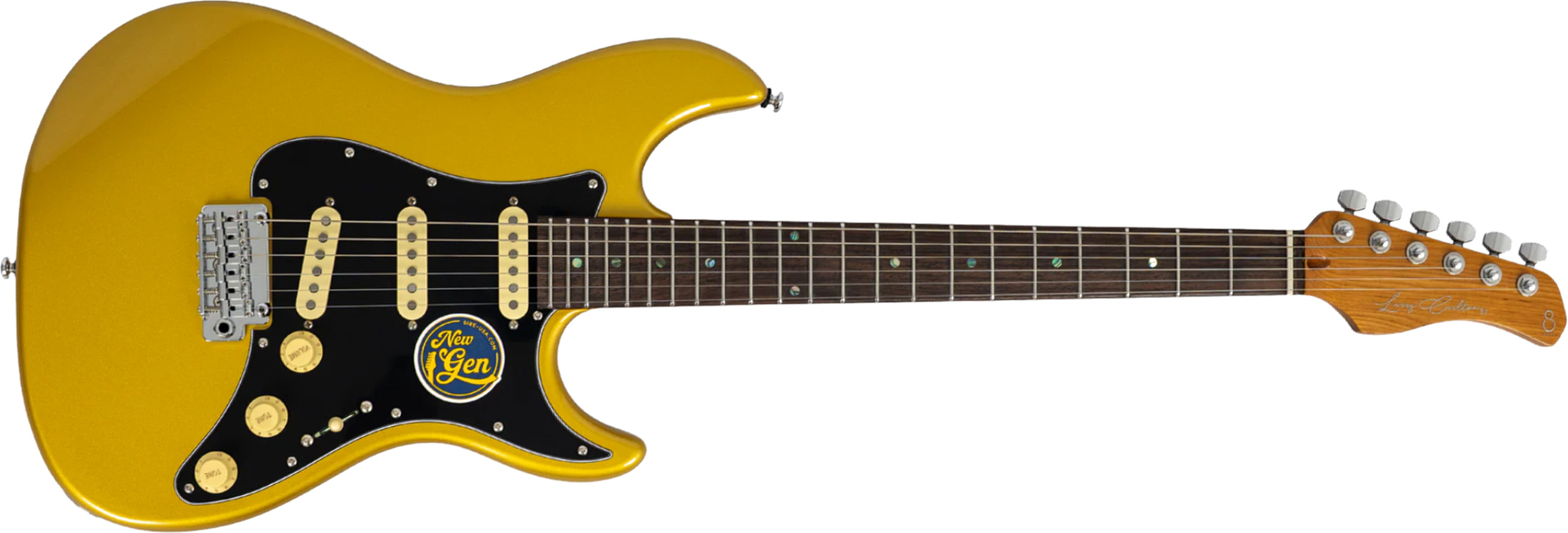 Sire Larry Carlton S7 New Gen 3s Trem Rw - Metallic Gold - Elektrische gitaar in Strat vorm - Main picture