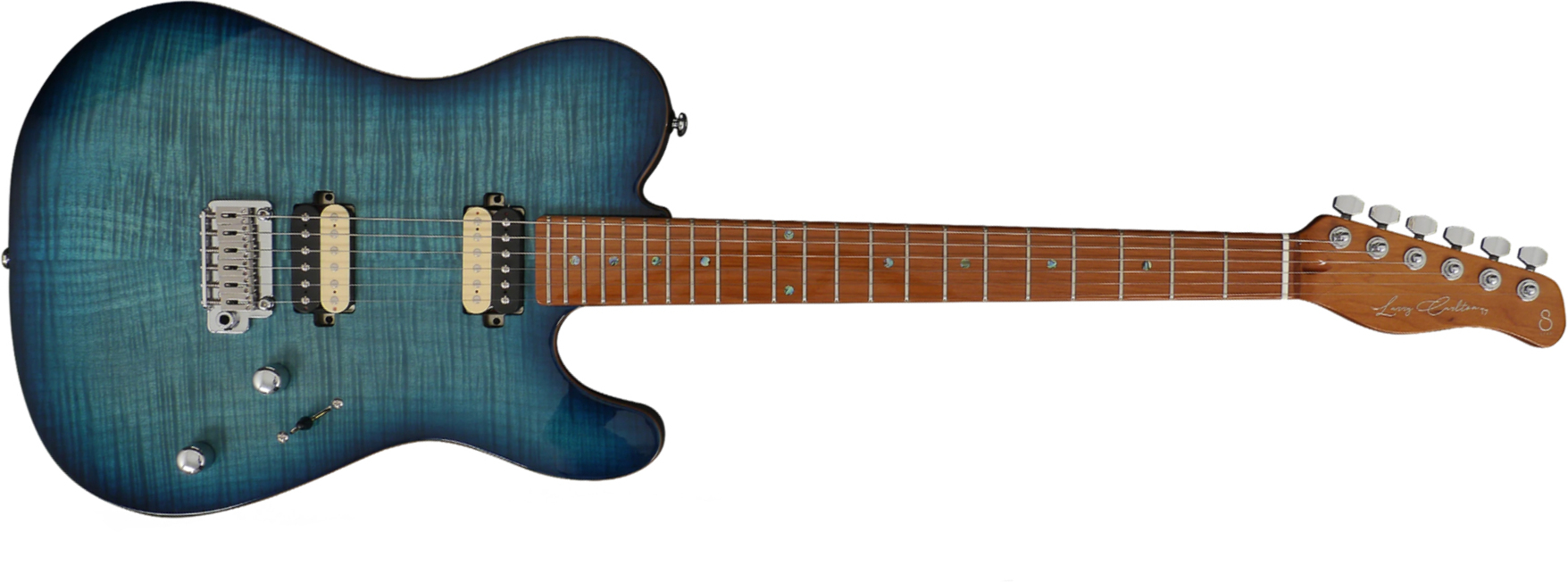 Sire Larry Carlton T7 Fm Hh Trem Mn - Trans Blue - Televorm elektrische gitaar - Main picture