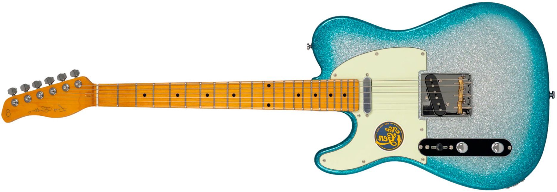 Sire Larry Carlton T7 Lh Gaucher New Gen 2s Ht Mn - Skyburst Sparkle - Televorm elektrische gitaar - Main picture