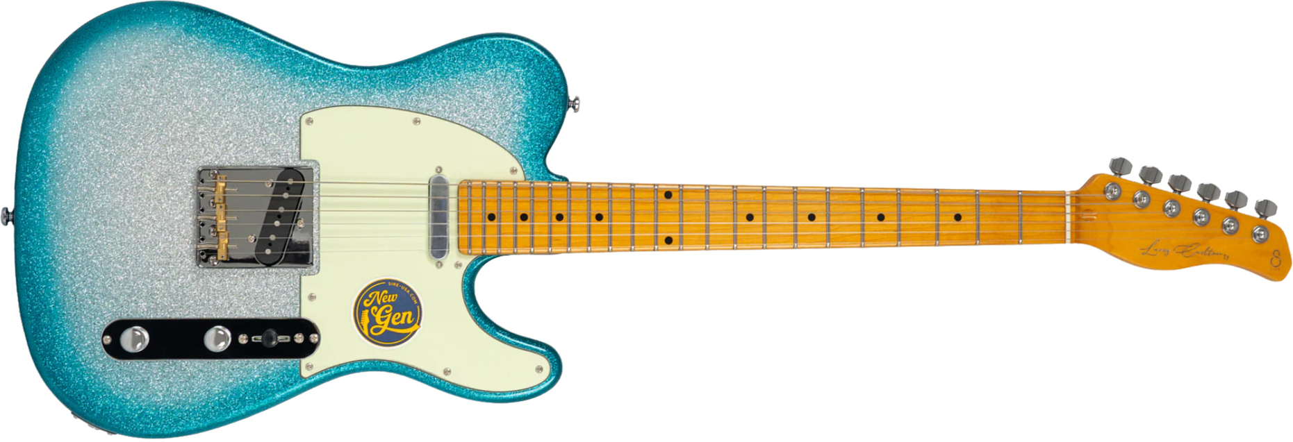 Sire Larry Carlton T7 New Gen 2s Ht Mn - Skyburst Sparkle - Televorm elektrische gitaar - Main picture