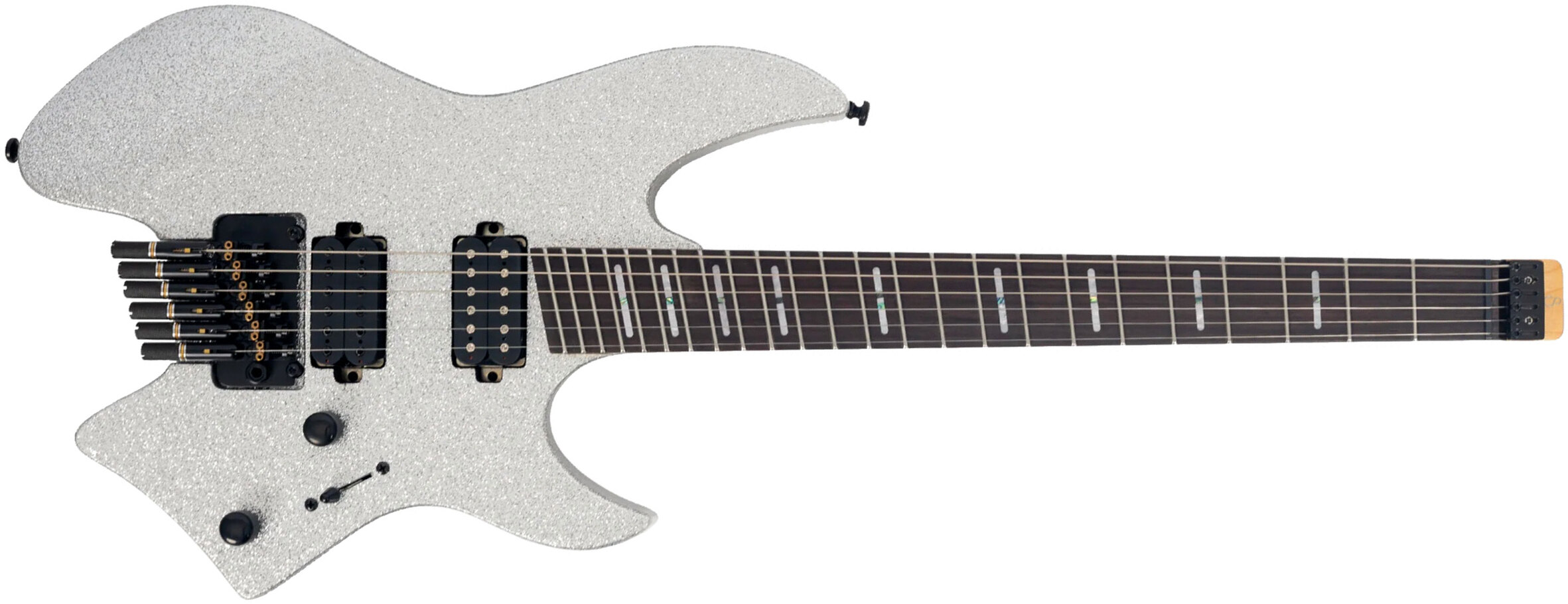 Sire Larry Carlton X6 Headless Multiscale 2h Trem Rw - Silver Sparkle - Multi-scale gitaar - Main picture