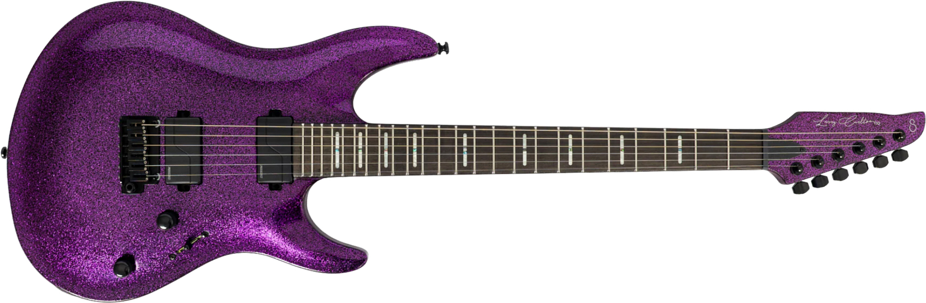 Sire Larry Carlton Y10 2h Fishman Fluence Trem Eb - Purple Sparkle - Elektrische gitaar in Strat vorm - Main picture