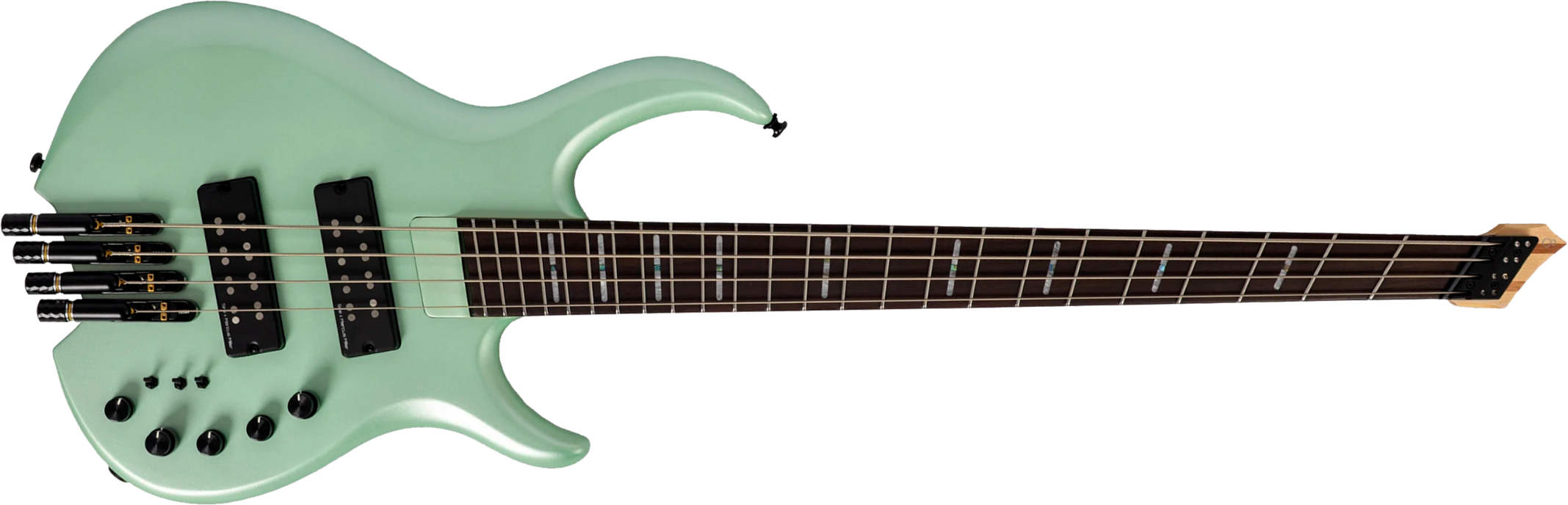 Sire Marcus Miller M6 Headless 4st Multiscale Active Rw - Surf Green Metallic - Solid body elektrische bas - Main picture