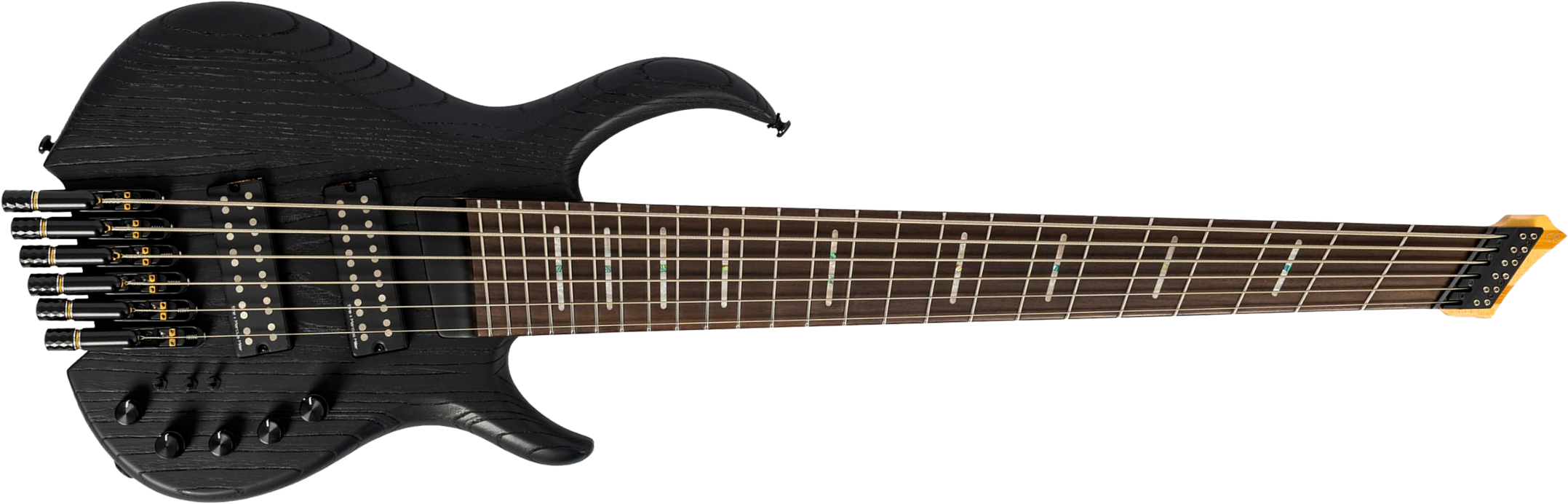Sire Marcus Miller M6 Headless 6st Multiscale 6c Active Rw - Black - Solid body elektrische bas - Main picture