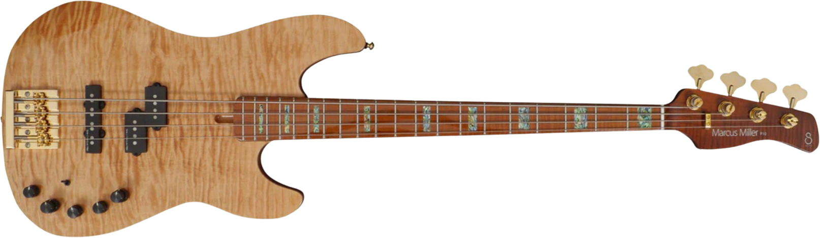 Sire Marcus Miller P10dx 4st 4c Active Mn - Natural - Solid body elektrische bas - Main picture