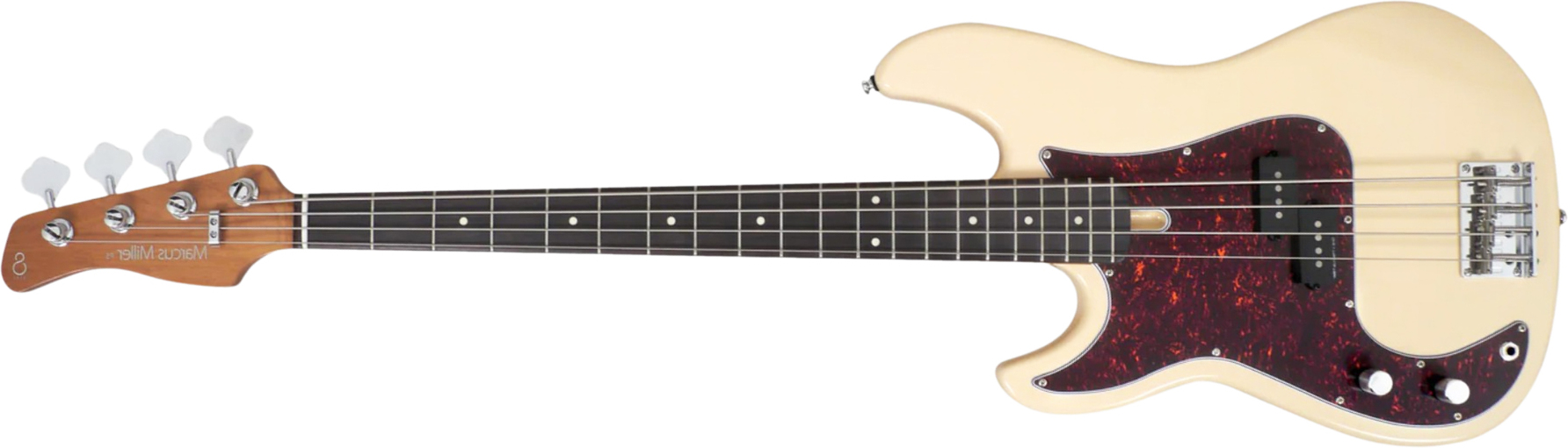 Sire Marcus Miller P5r 4st Lh 4c Gaucher Rw - Vintage White - Solid body elektrische bas - Main picture
