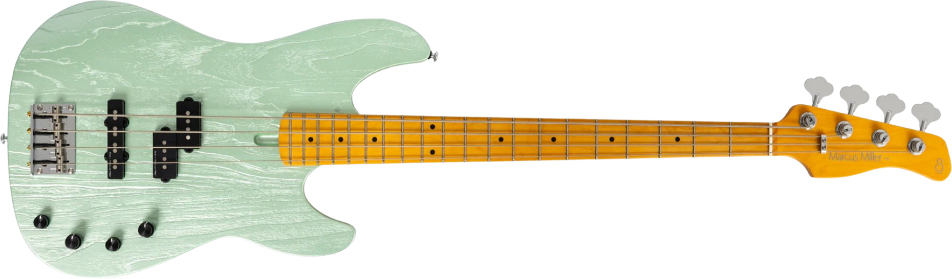 Sire Marcus Miller P6 4st Active Mn - Surf Green Metallic - Solid body elektrische bas - Main picture