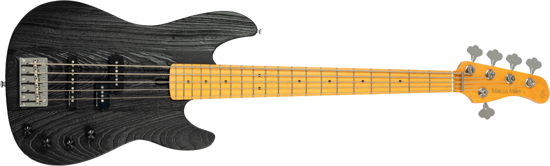 Sire Marcus Miller P6 5st 5c Active Rw - Black - Solid body elektrische bas - Main picture