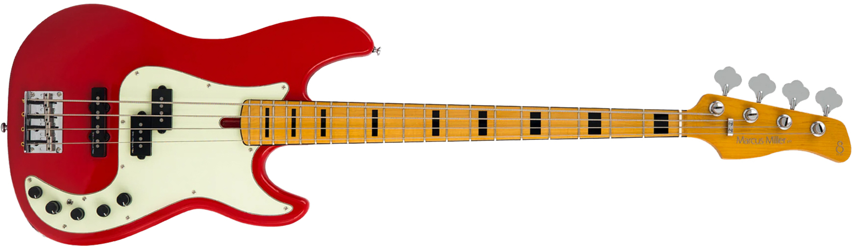 Sire Marcus Miller P7 Alder 4st Active Mn - Dakota Red - Solid body elektrische bas - Main picture
