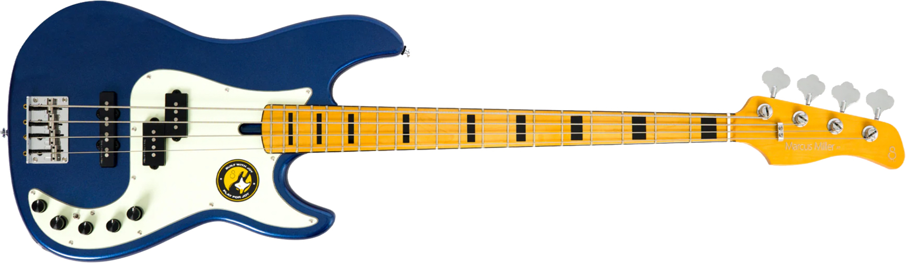 Sire Marcus Miller P7 Alder 4st Active Mn - Dark Navy - Solid body elektrische bas - Main picture