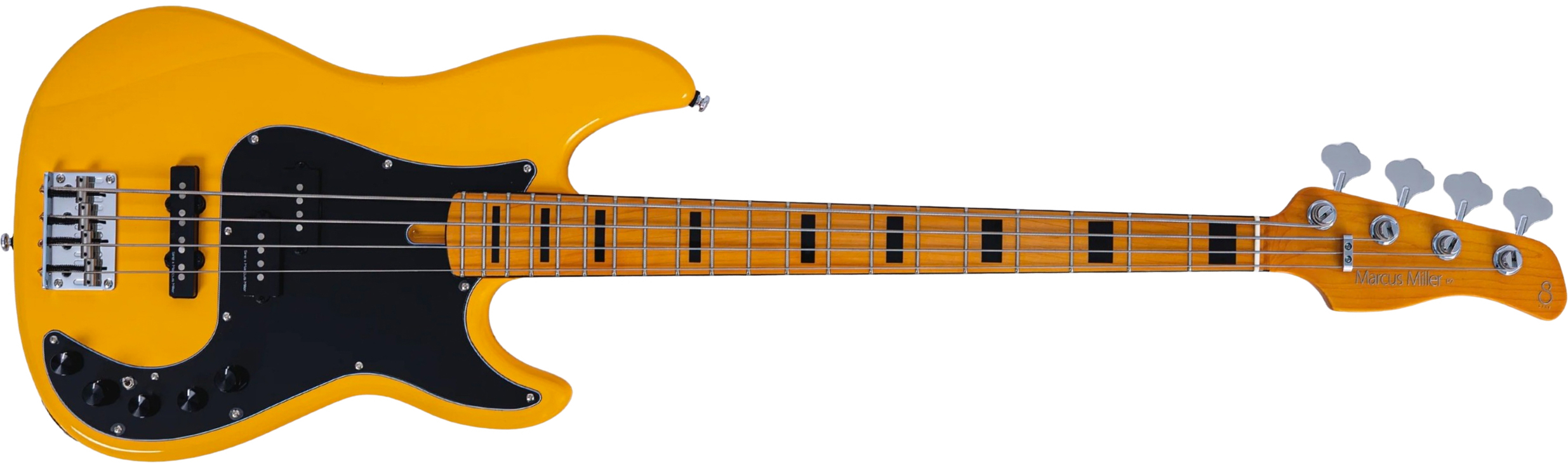 Sire Marcus Miller P7 New Gen 4st Active Mn - Sunshine Yellow - Solid body elektrische bas - Main picture