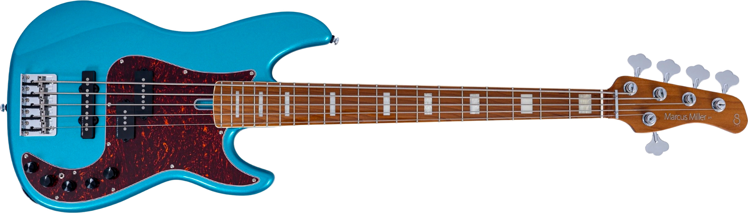 Sire Marcus Miller P7 New Gen 5st 5c Active Mn - Tide Pool - Solid body elektrische bas - Main picture