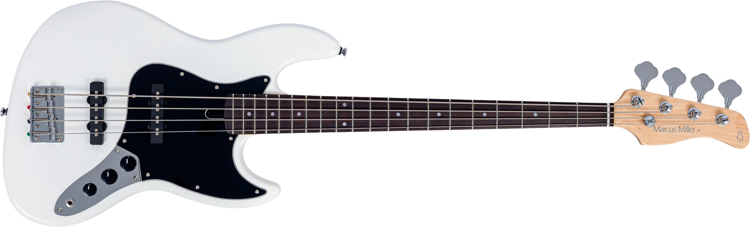 Sire Marcus Miller V1 4st Rw - Antique White - Solid body elektrische bas - Main picture
