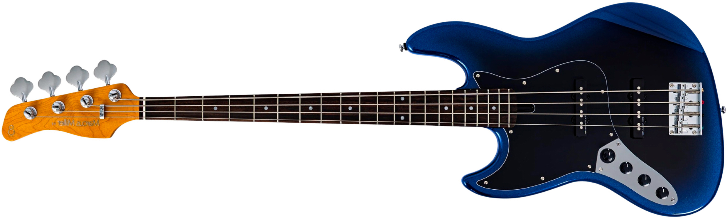 Sire Marcus Miller V3 New Gen 4st Lh Gaucher Active Rw - Midnight Blueburst - Solid body elektrische bas - Main picture