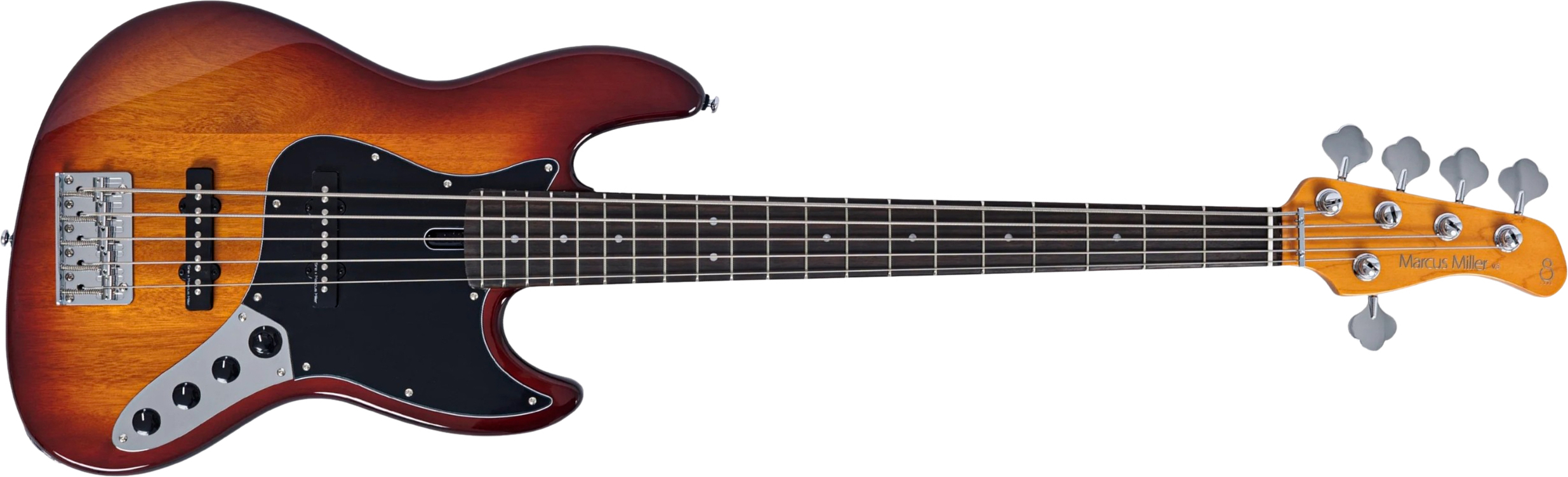 Sire Marcus Miller V3 New Gen 5st 5c Active Rw - Tobacco Sunburst - Solid body elektrische bas - Main picture
