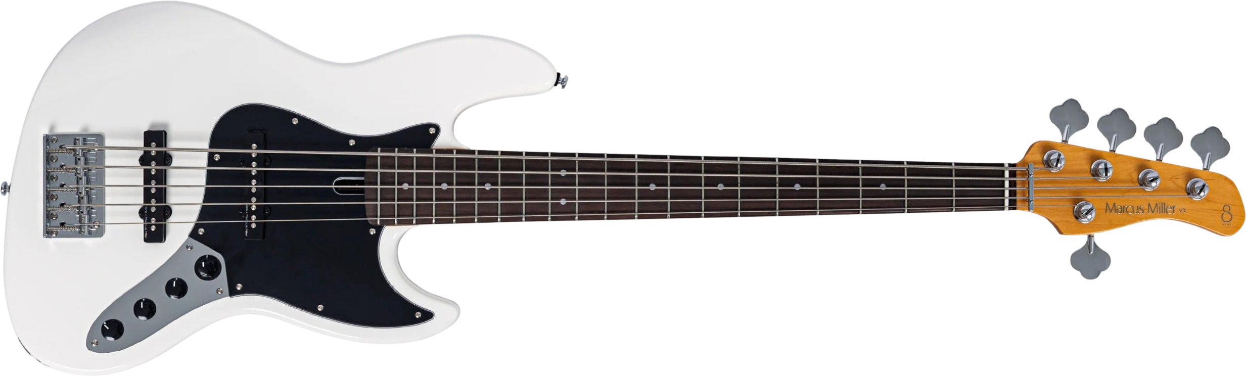 Sire Marcus Miller V3 New Gen 5st 5c Active Rw - Antique White - Solid body elektrische bas - Main picture