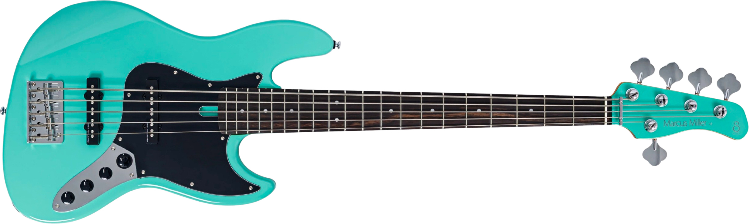 Sire Marcus Miller V3 New Gen 5st 5c Active Rw - Mild Green - Solid body elektrische bas - Main picture
