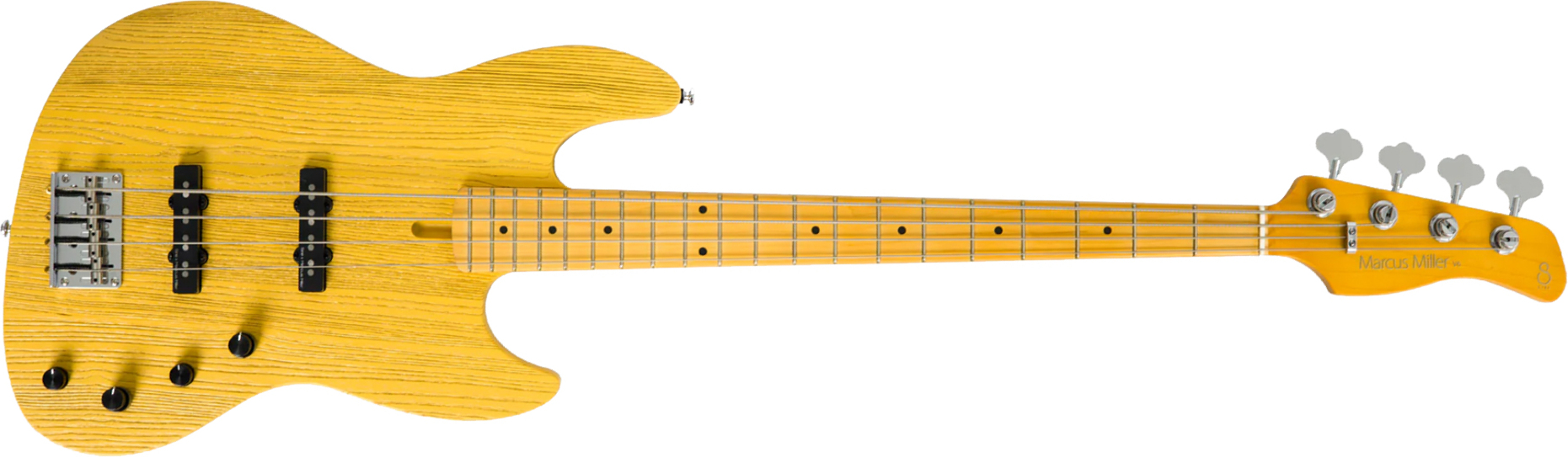 Sire Marcus Miller V6 4st Active Mn - Butterscotch - Solid body elektrische bas - Main picture