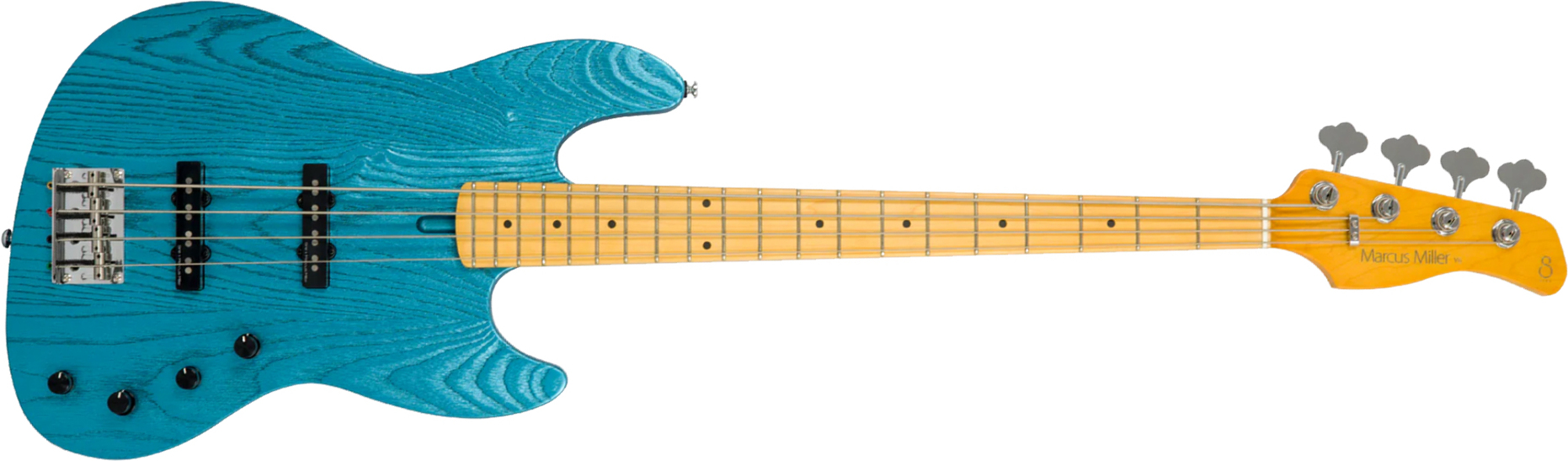 Sire Marcus Miller V6 4st Active Mn - Ocean Turquoise Blue - Solid body elektrische bas - Main picture
