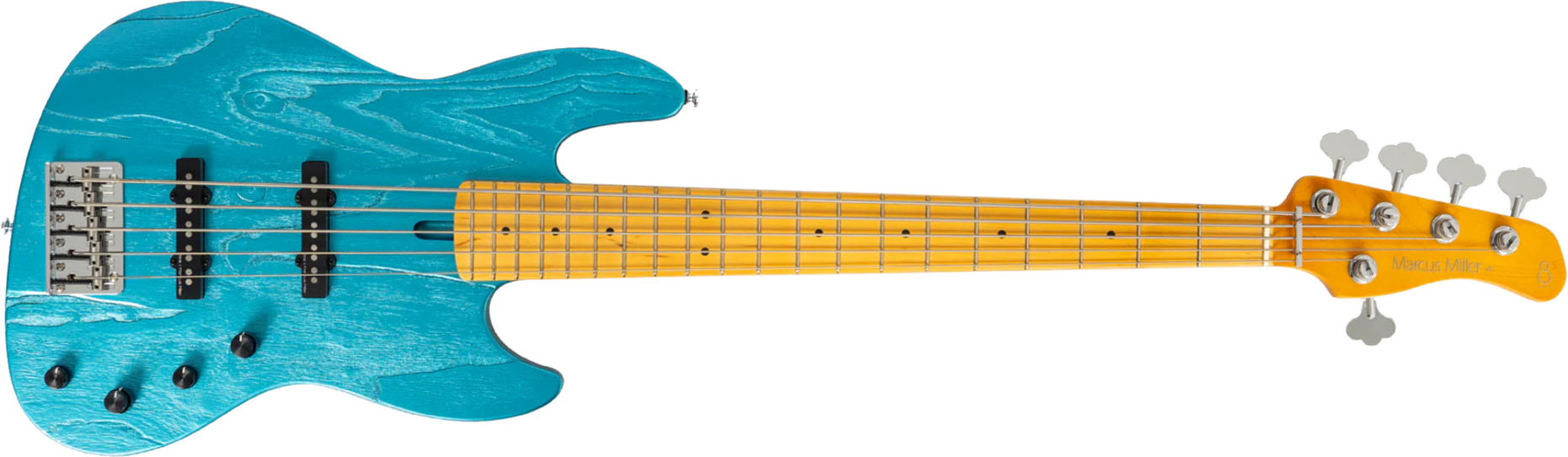 Sire Marcus Miller V6 5st 5c Active Mn - Ocean Turquoise Blue - Solid body elektrische bas - Main picture