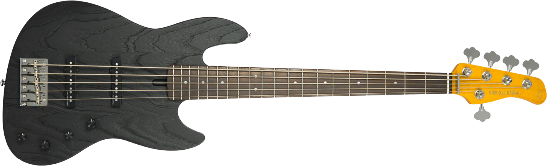 Sire Marcus Miller V6 5st 5c Active Rw - Black - Solid body elektrische bas - Main picture