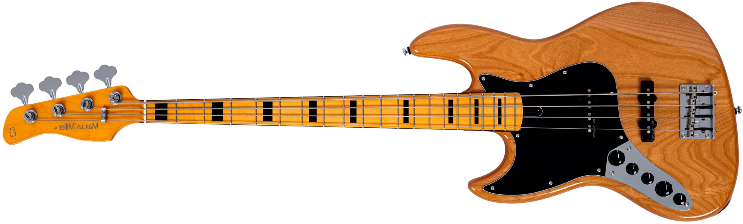 Sire Marcus Miller V7 Alder New Gen 4st Lh 4c Gaucher Active Mn - Natural - Solid body elektrische bas - Main picture