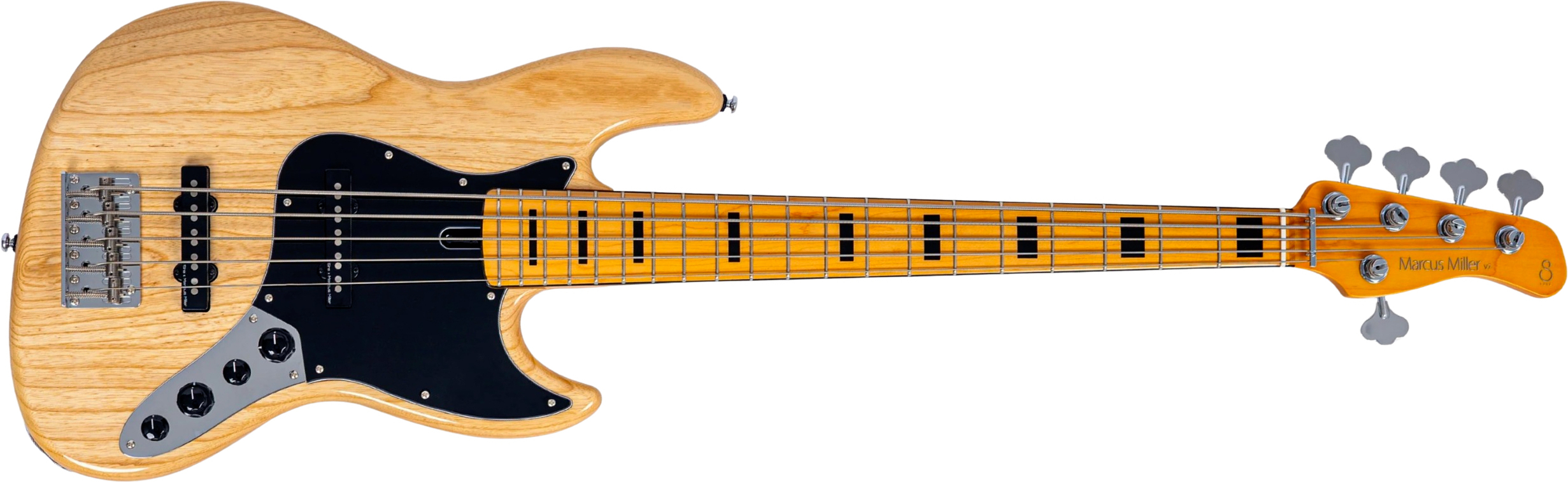 Sire Marcus Miller V7 Vintage Ash New Gen 5st 5c Active Rw - Natural - Solid body elektrische bas - Main picture