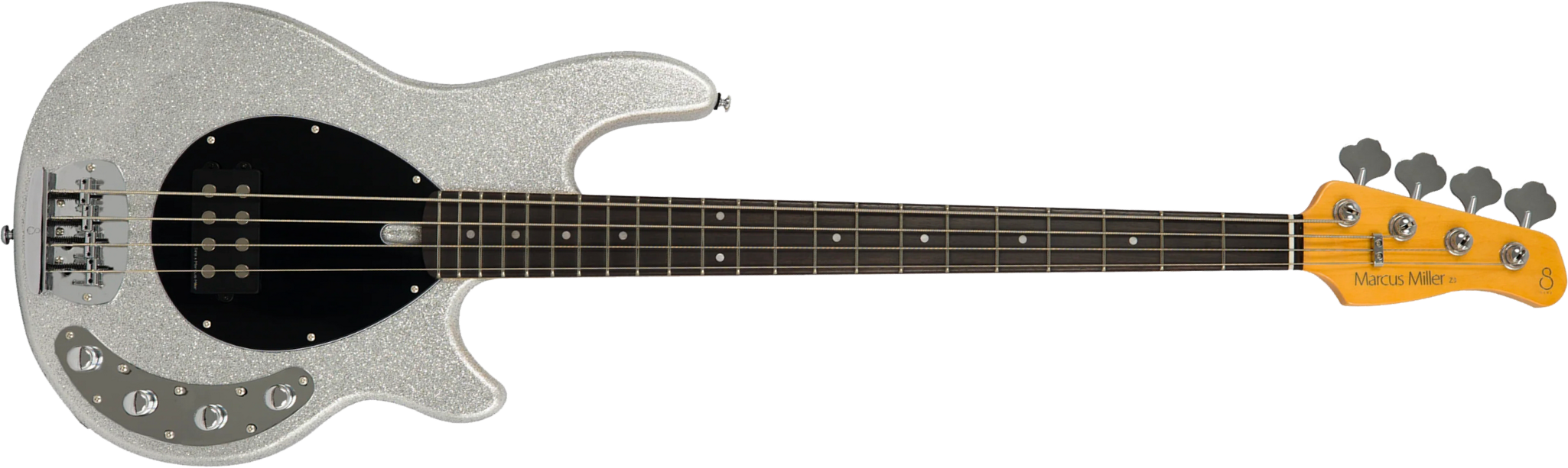 Sire Marcus Miller Z3 4st 4c Active Rw - Silver Sparkle - Solid body elektrische bas - Main picture