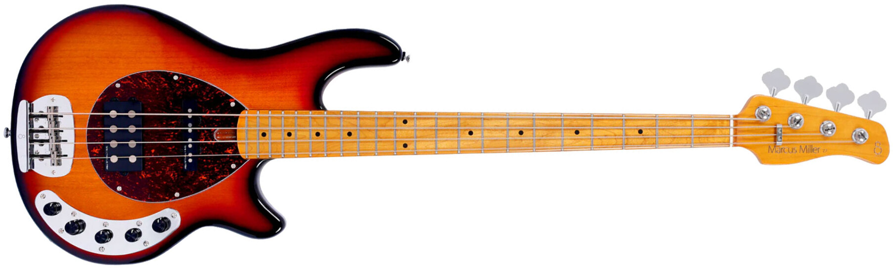 Sire Marcus Miller Z7 4st 4c Active Mn - 3 Tone Sunburst - Solid body elektrische bas - Main picture