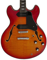Semi hollow elektriche gitaar Sire Larry Carlton H7V - Cherry sunburst