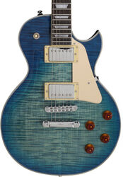 Enkel gesneden elektrische gitaar Sire Larry Carlton L7 - Trans blue