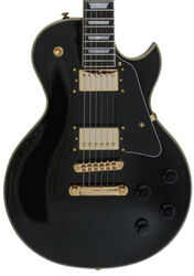 Enkel gesneden elektrische gitaar Sire Larry Carlton L7 - Black