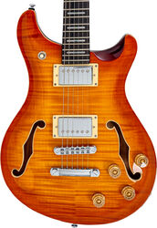 Semi hollow elektriche gitaar Sire Larry Carlton Q7 Hollow - amber burst