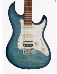 Elektrische gitaar in str-vorm Sire Larry Carlton S7 FM - Trans blue