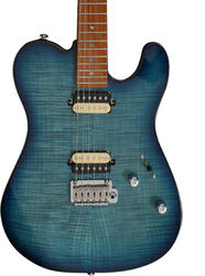 Televorm elektrische gitaar Sire Larry Carlton T7 FM - Trans blue