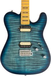 Televorm elektrische gitaar Sire Larry Carlton T7 FM New Gen - transparent blue