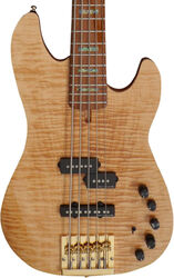 Solid body elektrische bas Sire Marcus Miller P10DX 5ST 5-String - Natural