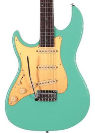 Kenmerkende elektrische gitaar Sire Larry Carlton S7 Vintage LH - Mild green